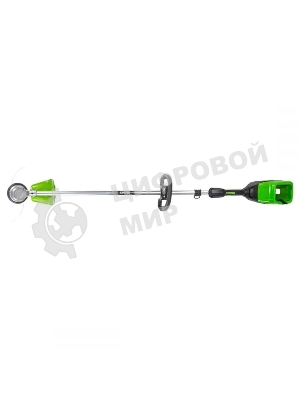 Триммер аккумуляторный GreenWorks GD82LTk5, 82V, 40 см, бесщеточный, с 1хАКБ 5 А·ч и ЗУ (2110607UB)