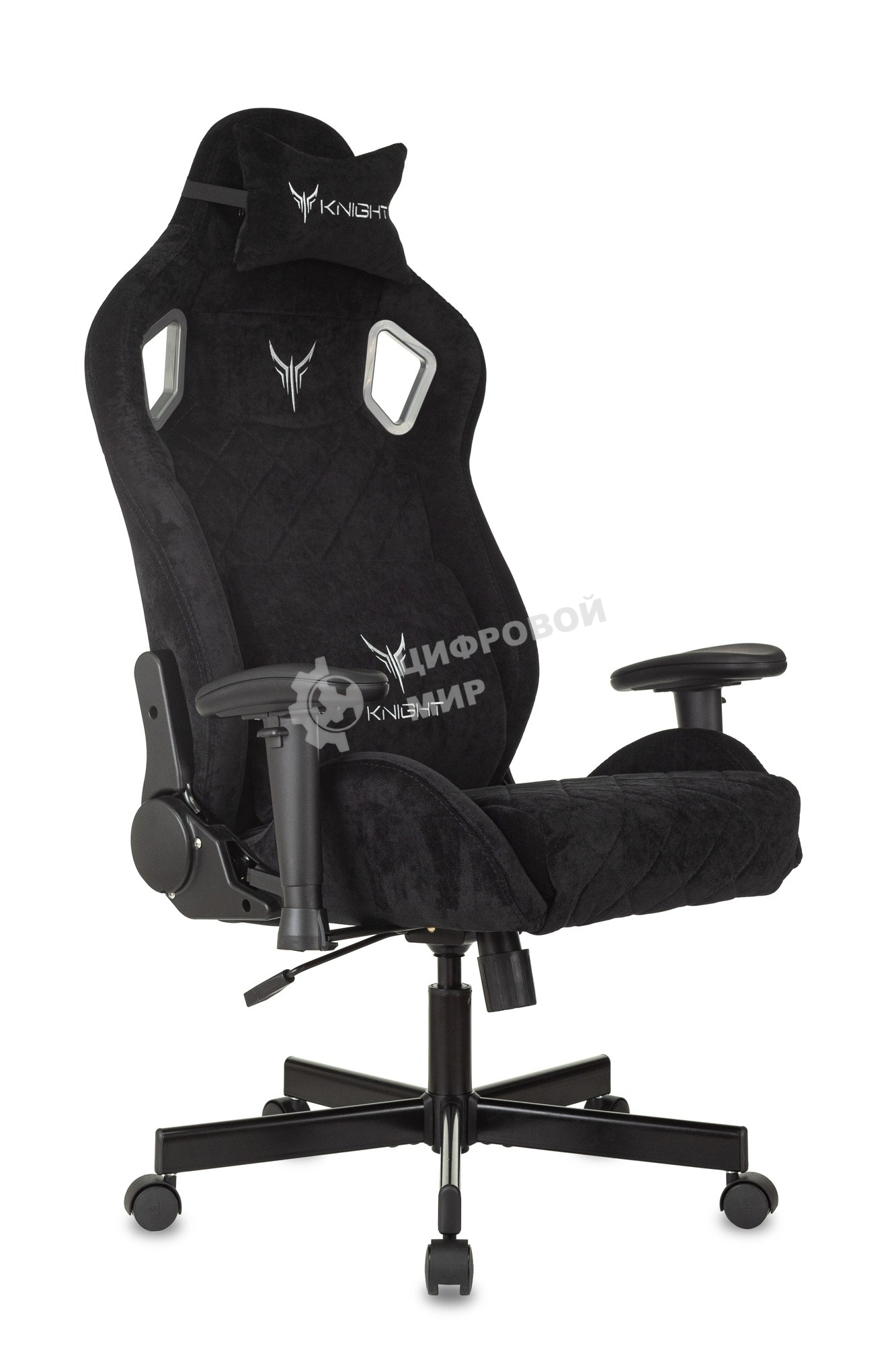 Кресло Бюрократ Knight Outrider Light-20 черный, ткань, 120 кг, механизм качания