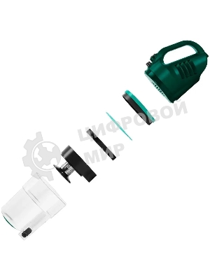 Пылесос ручной Kitfort КТ-5364 80Вт зеленый/черный