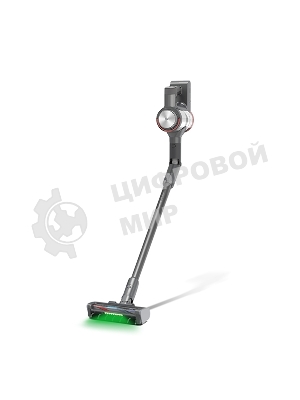 Пылесос вертикальный BQ VCA1005W Aqua Pro PREMIUM серый, питание от аккумулятора, 220 Вт, уборка сухая/влажная, пылесборник 0.5 л