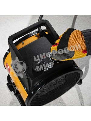 Тепловая пушка керамический нагреватель (тепловентилятор) Denzel DHC 5-400, 230В, 0,04/3/5 кВт