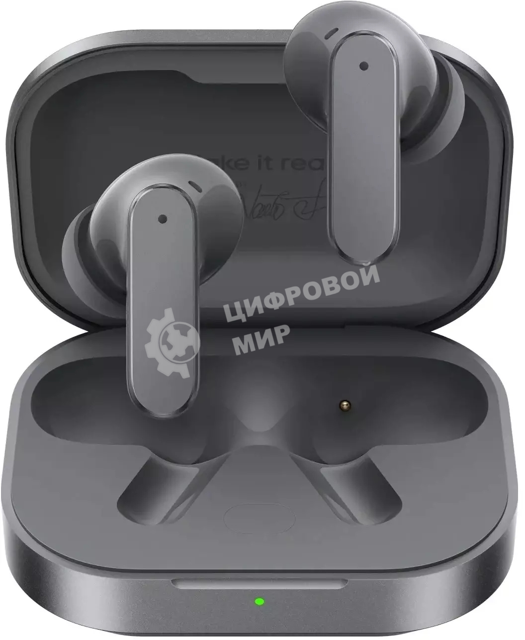 Наушники TWS Realme Buds Air 8 темно-серый, внутриканальные, Bluetooth, активное шумоподавление, до 45 ч