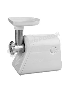 Мясорубка электрическая Ротор Дива ЭМШ 35/300-1 белый, 1500 Вт, 0.58 кг/мин, защита от перегрузки, насадки - 1