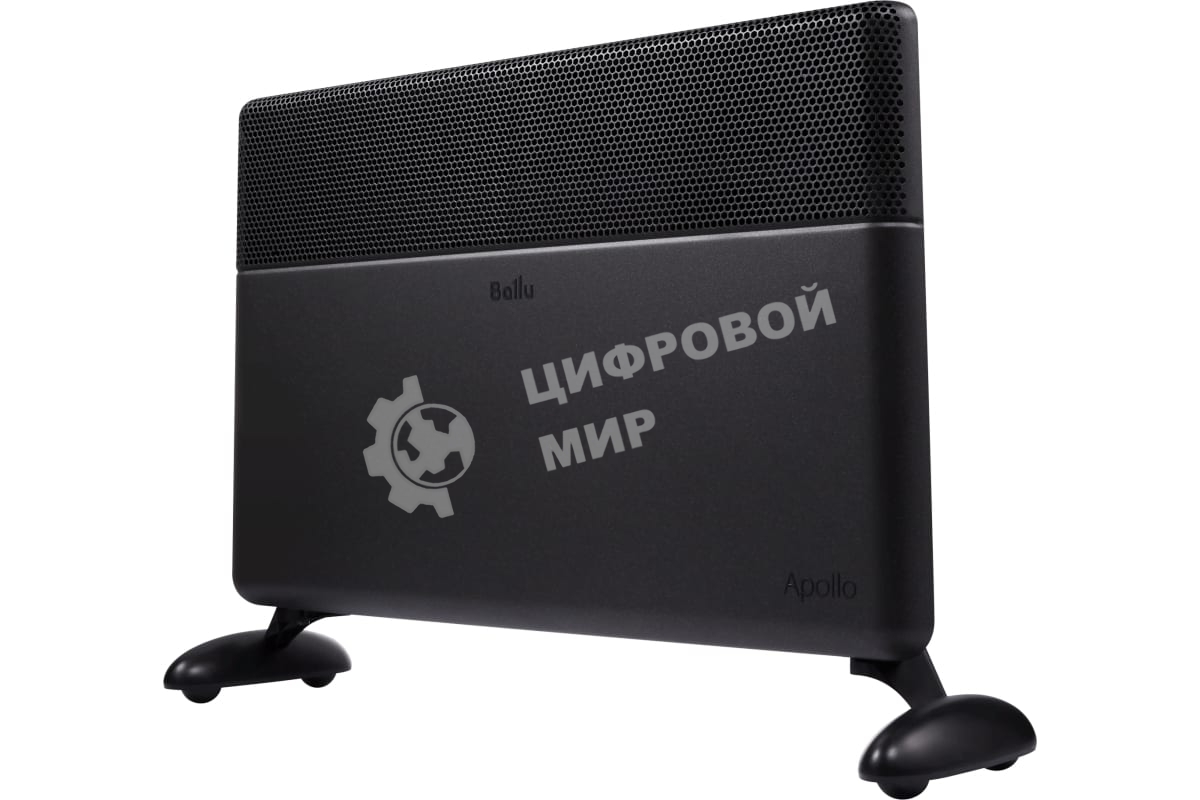 Конвектор электрический Ballu Apollo Digital INVERTER Black Infinity BEC/ATI-1503 черный, 1500 Вт, 20 м2, термостат, дисплей, WiFi