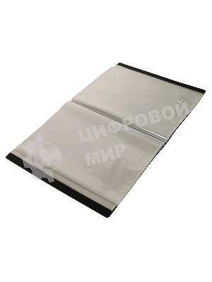 Папка с 80 прозрачными вкладками Бюрократ DeLuxe DLVBOX80BLCK A4, пластик, 0.7мм, черный в коробе