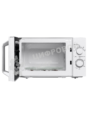Микроволновая печь BBK 20MWS-761M/W белый, 20 л, 700 Вт, переключатели - поворотный механизм