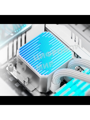 Система жидкостного охлаждения ID-Cooling DX240 Max белый 120мм алюминий+медь 2150rpm 32.5db 4-pin 300W