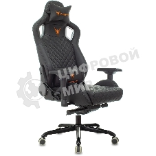 Кресло игровое Knight TITAN черный ромбик эко.кожа с подголов. крестовина металл