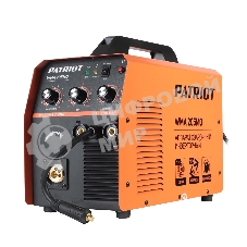 Полуавтомат сварочный инверторный PATRIOT WMA 205MQ MIG/MAG/MMA, полуавтоматическая сварка в среде газа (MIG/MAG) стальной и флюсовой проволокой 0.6/0.8 мм, сварка электродом (MMA) до 4мм, сварочный ток в режиме MIG: 40-200А; сварочный ток в режиме MMA: 40-200А; ПВ при макс. токе: 60%