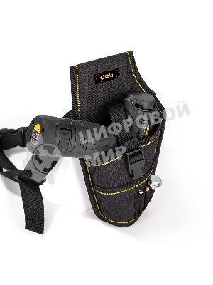 Поясная сумка-кобура монтажника Deli DL430004 260 x 150 мм, 4 кармана, ткань Оксфорд 600D