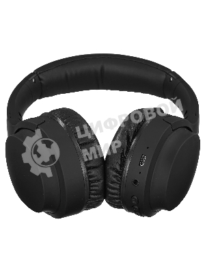 Беспроводные/проводные наушники Harper HB-707 черный, накладные, Bluetooth + проводной, складная конструкция, до 5 ч