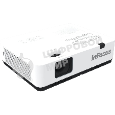 Проектор INFOCUS IN1049 3LCD, 5000 lm, WUXGA, 1.371.65:1, 50000:1, (Full 3D), 16W, 2хHDMI 1.4b, VGA in, CompositeIN, 3,5 мм audio IN, RCAx2 IN, USB-A, VGA out, 3,5 audio OUT, RS232, Mini USB B serv, RJ45, 3,3 кг