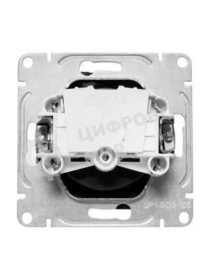 Розетка EKF UP1-SOB-100 СП Эпика 16А без заземл. без шторок механизм черный