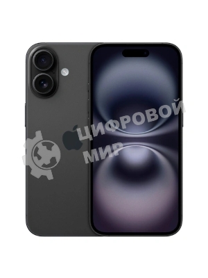 Смартфон Apple iPhone 16 6/128Gb, черный