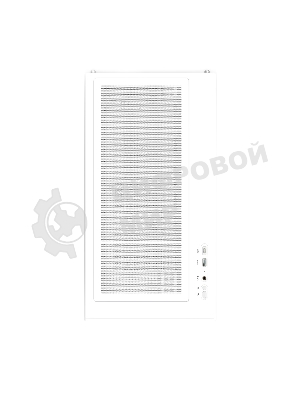 Компьютерный корпус ZALMAN P10, MATX, белый, WINDOW, 2x3.5