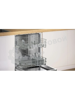 Встраиваемая посудомоечная машина Bosch SMV25AX06E, черный, 59.8 см, 12 компл., 48 дБ, класс A