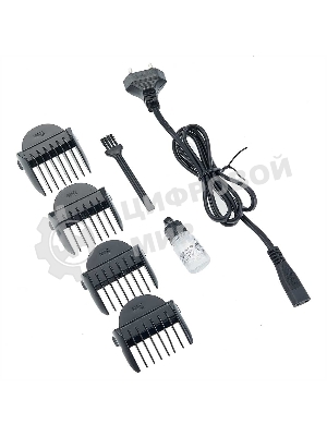 Машинка для стрижки волос DELTA LUX DE-4207A белый с черным