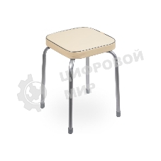 Табурет НИКА Фабрик-3 ТФ03/СК 32х32 см, слоновая кость