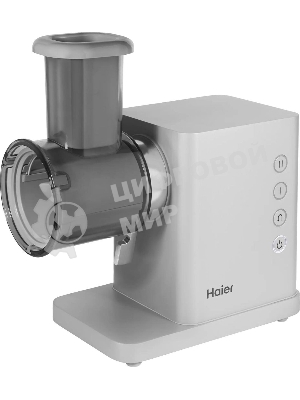 Мясорубка электрическая Haier HG-702 серебристый, 1900 Вт, 3.5 кг/мин, реверс, защита от перегрузки, насадки - 14