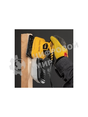 Вибрационная шлифовальная машина Denzel 2 в 1 VDS-2, 130 Вт, 14000 об/мин