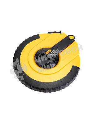 Мерная лента Deli DL9850ZY 50м x 14.5мм Ударопрочный корпус. Основной класс точности. Метрическое полотно из стекловолокна и ПВХ.