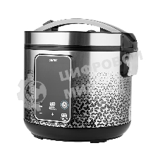 Мультиварка Centek CT-1499 черный/сталь, 900 Вт, 5.0 л, 25 программ, мультиповар, антиприг. покрытие