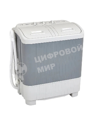 Стиральная машина Фея СМП 40 Н Серый, светло-серый, загрузка вертикальная 4 кг, 1320 об/мин, класс В