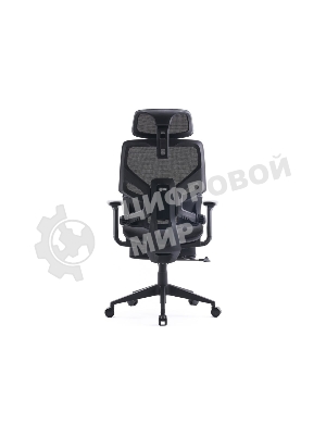 Кресло Cactus CS-CHR-MC01-BLBK синий, сетка, подголовник, подставка для ног