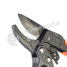 Секатор контактный PATRIOT PBP 205 R, наковаленка, храповый механизм, 205 мм