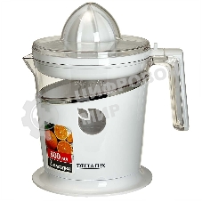 Соковыжималка DELTA LUX DE-2401 белый, цитрусовая, 40 Вт, 800 мл, механическое