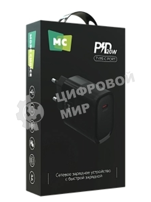 Сетевое зарядное устройство MORE CHOICE (4620202553454) NC67 СЗУ 1Type-C 3.0A PD 20W, черный