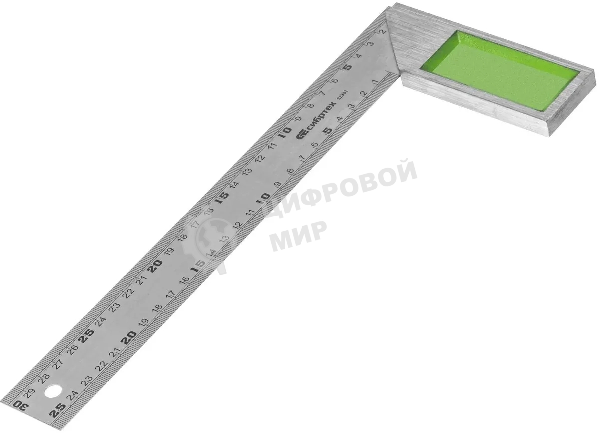 Угольник Сибртех, 300 мм, металлический