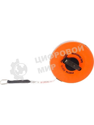 Рулетка геодезическая Sparta 20 м х 12,5 мм, лента ПВХ, закрытый круглый корпус