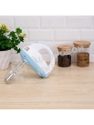 Миксер Maxwell MW-1360(W) Мощность 300 Вт.5 скорост. режимов.Номинальная потребляемая мощность 120 В