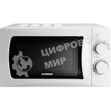Микроволновая печь Starwind SMW3720 белый, 20 л, 700 Вт, переключатели - поворотный механизм