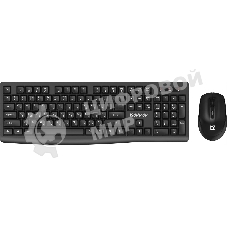 Комплект клавиатура+мышь Defender C-972 беспроводной, USB, 1600 DPI, черный