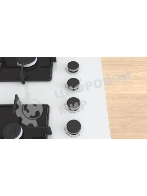 Газовая варочная панель Bosch POP7C2P30O белый