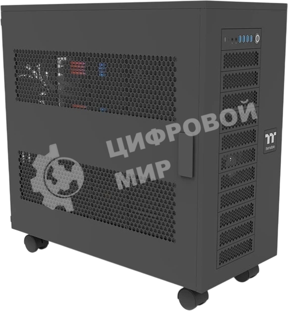 Корпус Thermaltake AX700 Black, Super-Tower, чёрный