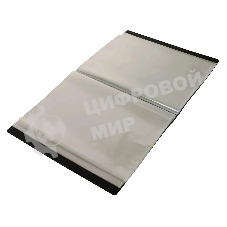 Папка с 100 прозрачными вкладками Бюрократ DeLuxe DLVBOX100BLCK A4, пластик, 0.7мм, черный в коробе