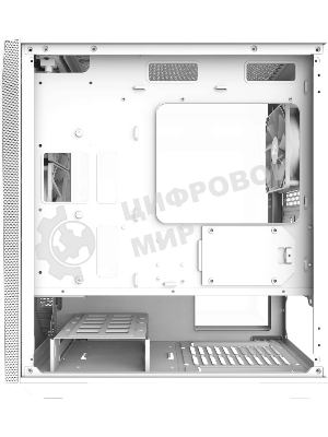 Компьютерный корпус MiniTower Zalman Z1 Iceberg белый (mATX, window, FRONT 2x120мм, REAR 1x120мм, без БП) (Z1 Iceberg белый)