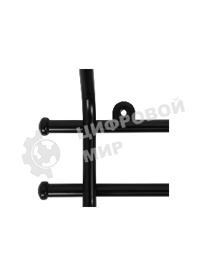 Вешалка настенная ЗМИ Норма 7 черный ВН 66 Ч