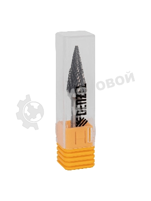 Борфреза по металлу Denzel твердосплавная, коническая, тип-M, 12 мм