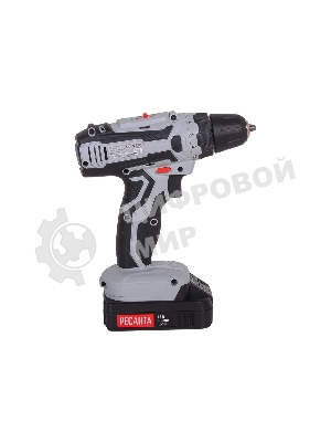 Дрель-шуруповерт Ресанта ДА-18-2ЛК, 18 В, 2 Ач, 50 Нм, щеточный