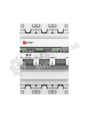 Выключатель нагрузки 3P 80А ВН-125 EKF PROxima