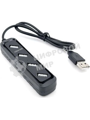 Разветвитель USB 2.0 BPH-1729 4порт. черный