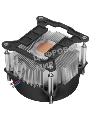 Кулер ЦП DEEPCOOL T31P OTDP-ICAS-T31P черный/серебристый 100мм алюминий 2400rpm 30db 95W 66мм