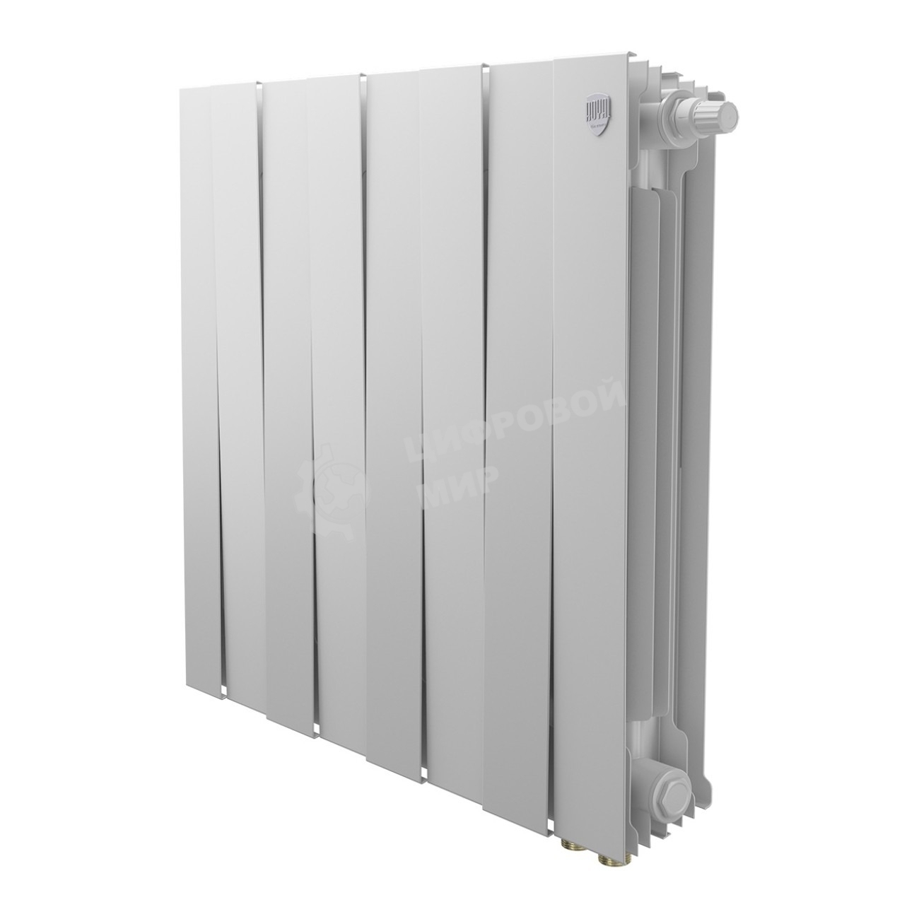 Радиатор биметаллический Royal Thermo PianoForte 500 белый VR80 - 8 секц.
