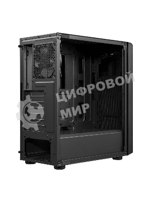 Компьютерный корпус без блока питания Cooler Master Elite 500, 2xUSB3.2, 1x120Fan, w/o PSU, Black, w/o ODD, Window TG left panel, ATX