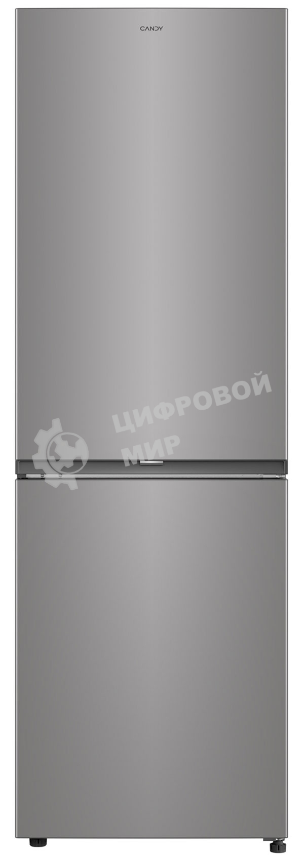 Холодильник Candy CFN6185S серебро двухкамерный 207/91 л морозилка снизу, No Frost