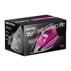 Утюг Centek CT-2355 фиолетовый, 2500 Вт, 45 г/мин, 160 г/мин, 270 мл